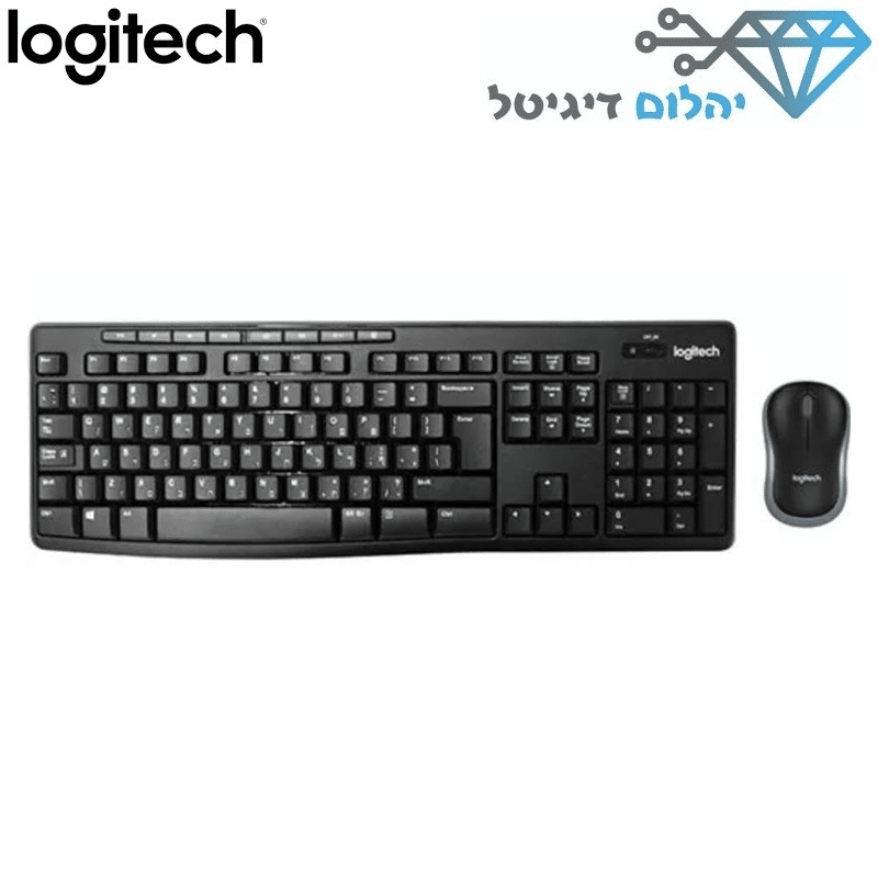 מקלדת ועכבר אלחוטיים Logitech MK270