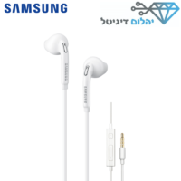 אוזניות In-ear מקוריות עם בקר שליטה ומיקרופון Samsung – צבע לבן