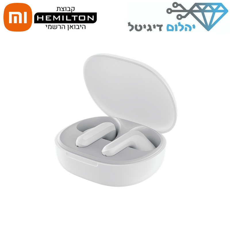 אוזניות Bluetooth שיאומי TWS דגם Redmi Buds 4 Lite - צבע לבן