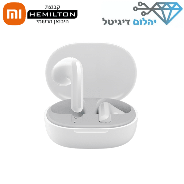אוזניות Bluetooth שיאומי TWS דגם Redmi Buds 4 Lite - צבע לבן