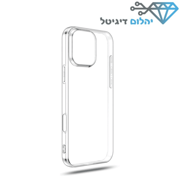 כיסוי מגן שקוף TPU אייפון 16 פרו